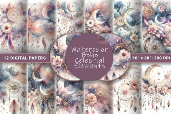 Drift into the Mystic: Using Celestial Boho Backgrounds