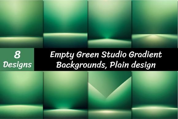 Elevate Your Visuals with Smooth Green Gradient Backgrounds