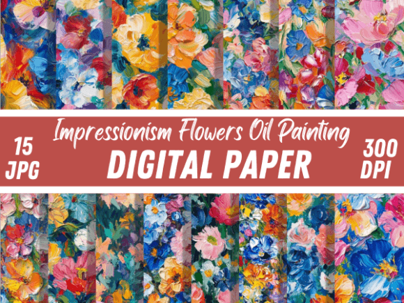Floral Oil Paintings Pattern Backgrounds: A Designer's Guide