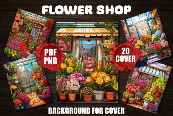 Flower Shop Backgrounds for Covers: A Creative Asset Guide
