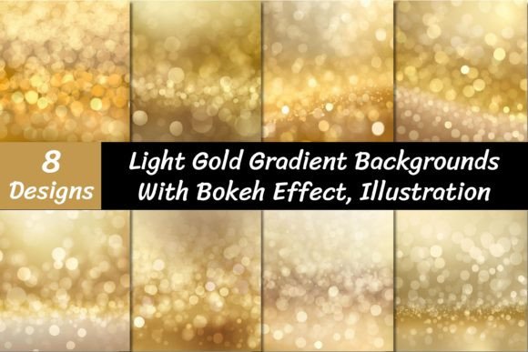 Gold Gradient Backgrounds with Bokeh: A Designer's Secret Weapon