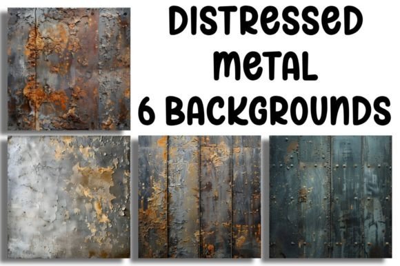 Industrial Elegance: Mastering Distressed Metal Backgrounds