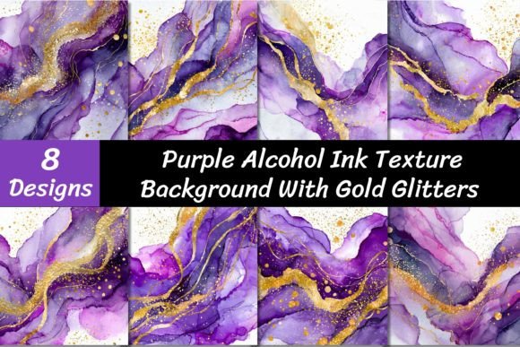 Purple Alcohol Ink Texture Backgrounds: A Designer's Guide