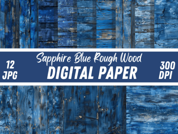 Sapphire Blue Rough Wood Backgrounds: A Designer's Deep Dive