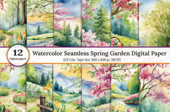 Watercolor Pastel Flowers Backgrounds: A Creative Toolkit