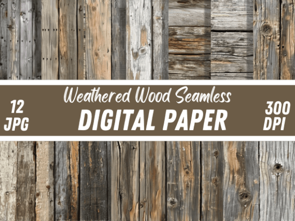 Weathered Wood Grain Texture Backgrounds: A Rustic Digital Foundation