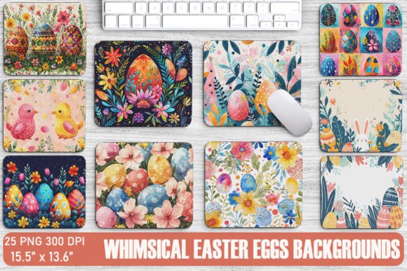 Whimsical Easter Eggs Backgrounds: A Designer's Spring Palette